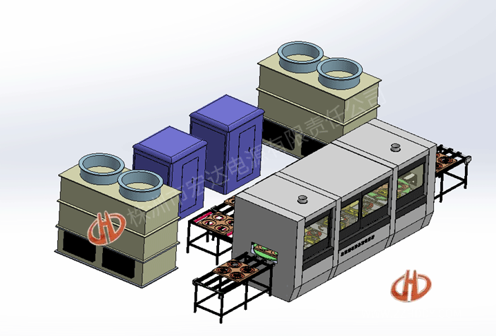 齒圈、軸承圈淬火生產線